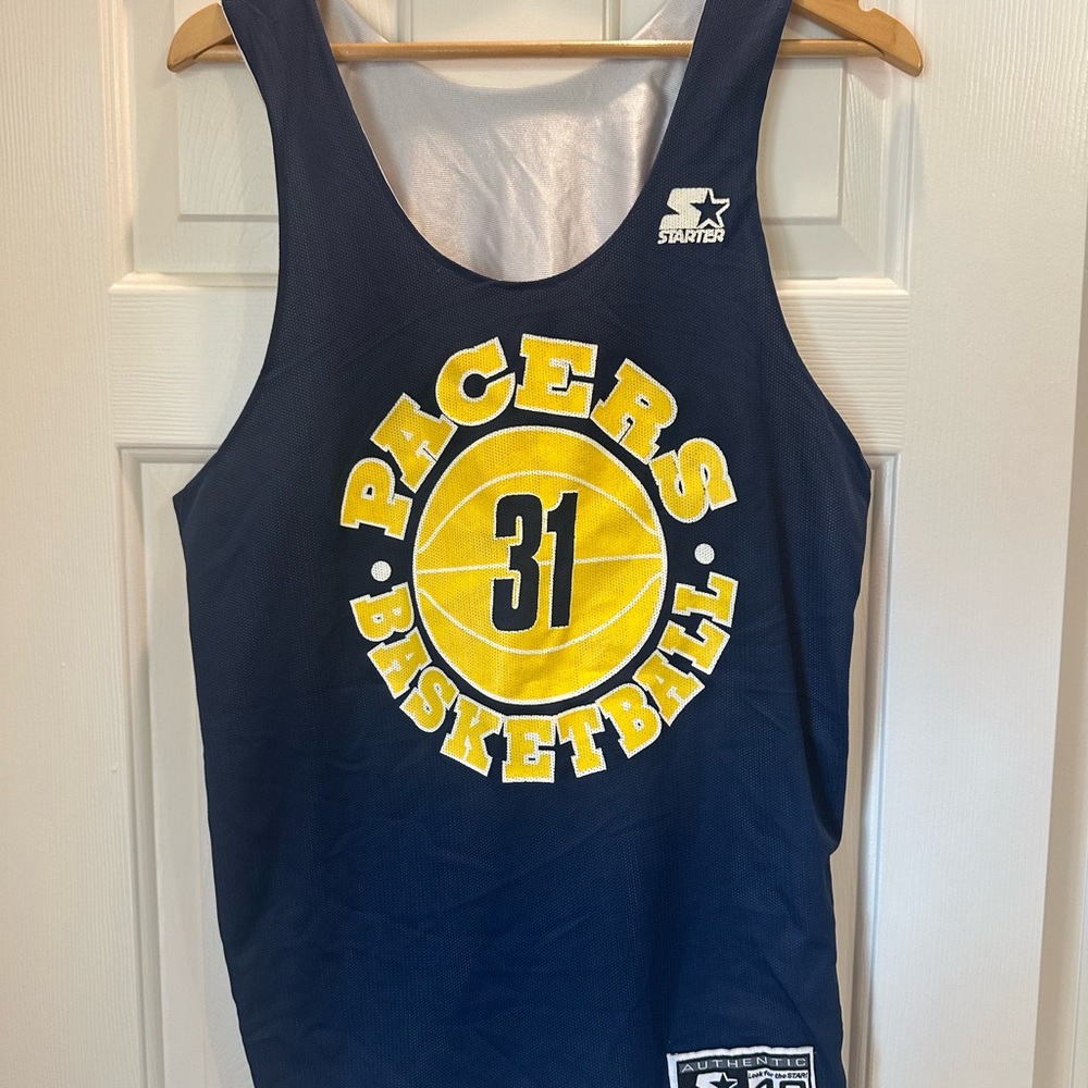 Vintage Indiana Pacers #31 Reversible Starter Jersey - Size 48